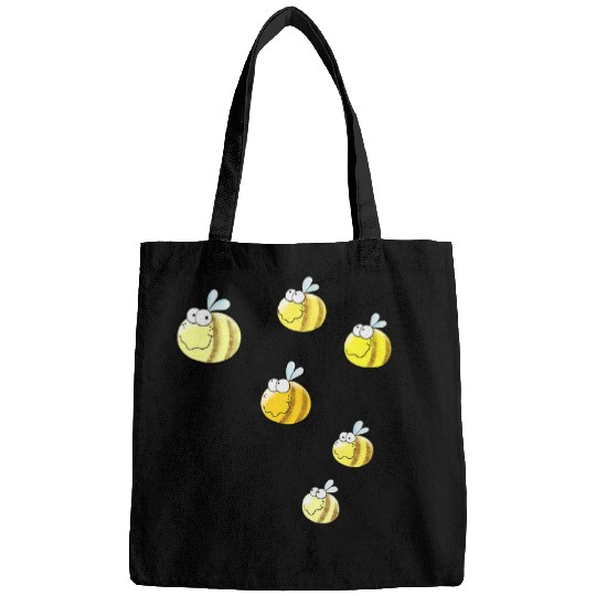 Funny Bee Swarm I Happy Bees Gift For beekeeper Bags