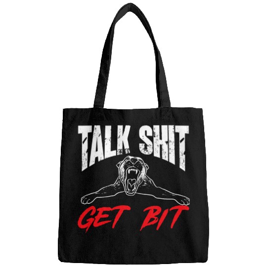 Belgian Malinois Talk Shit Get Bit Belgian Shepherd Malinois 2 Bags