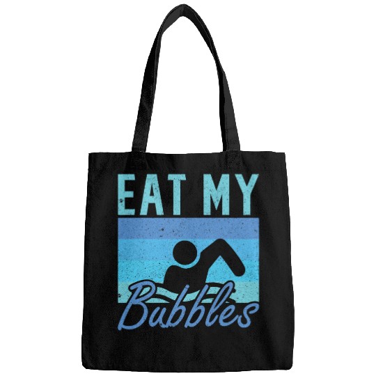Swimming Pool Eat my Bubbles Swim Swimmer Bags