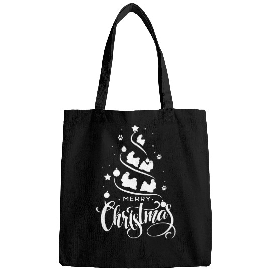 Shih Tzu Dog Pet Owners xmass Gifts Christmas Tree Dog Lovers Bags