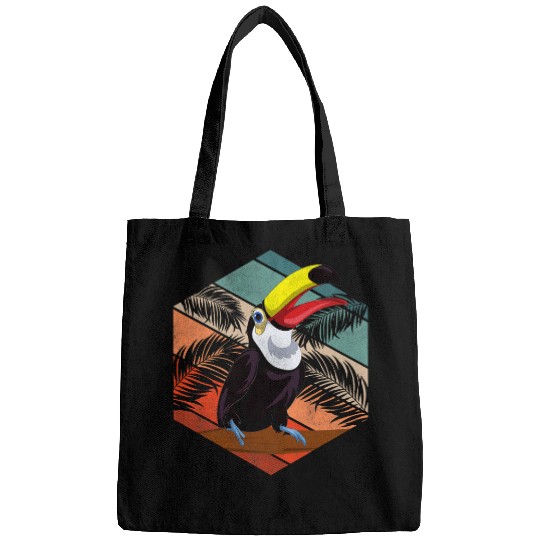 Retro Wildlife Rainforest Animal Tropical Bird Toucan 21 Bags