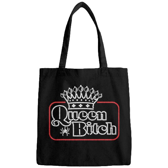 Queen Bitch Crown And Spider Bags