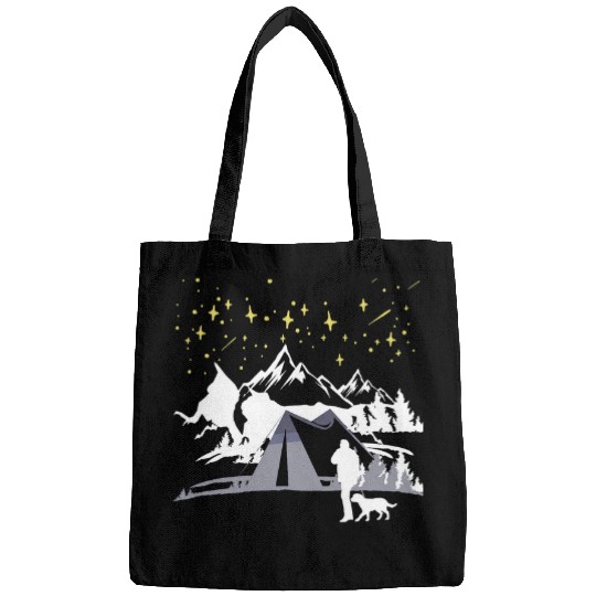 bests Camping With My Dog Happy Camper Dog Lover Bags