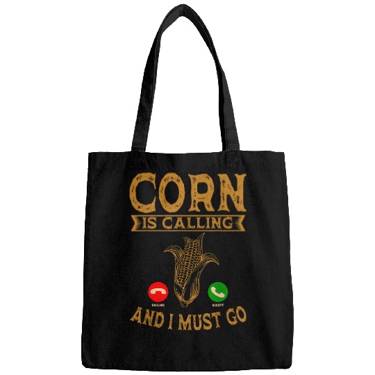 Corn Is Calling Farmer Maize Cereal Grain Grower Planter Bags
