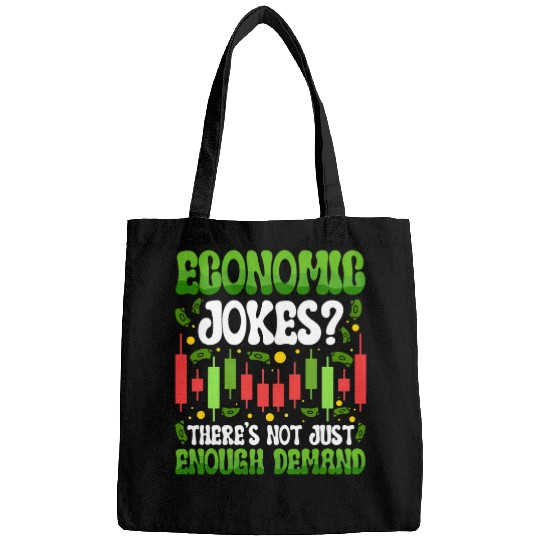 Economic Jokes Funny Economist Economics Student Bags