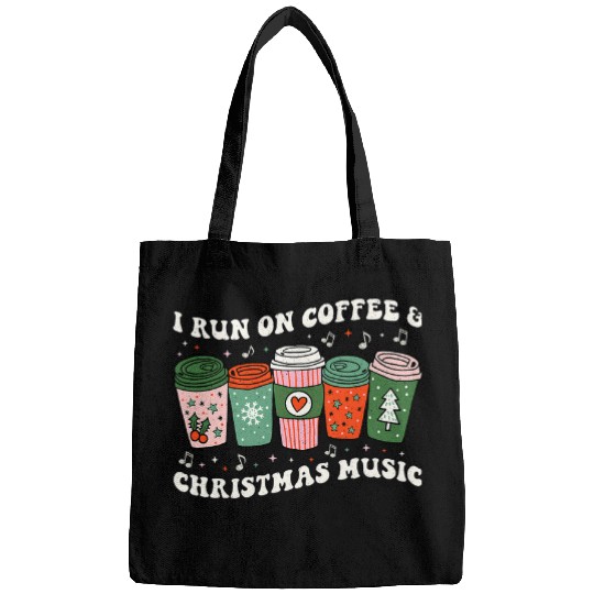 I Run on Coffee and Christmas Music Eggnog Latte Hot Cocoa 1 Bags