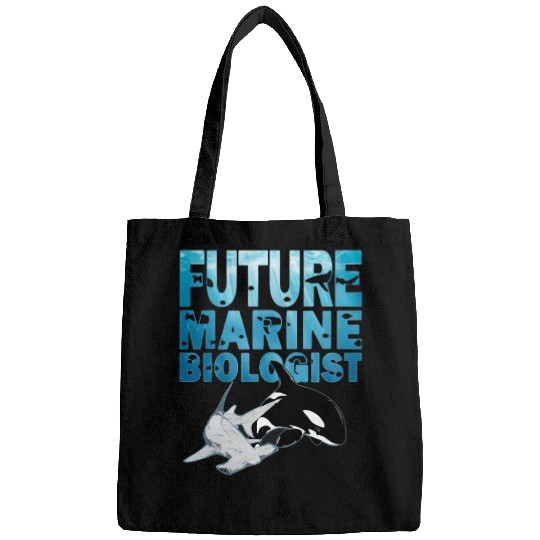 Hammerhead Shark and Orca Future Marine Biologist Gift ocean Bags