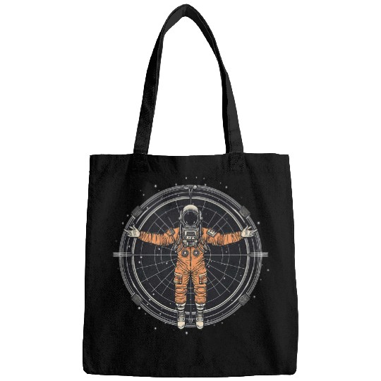 Astronaut Vitruvian Man Funny Leonardo Da Vinci Graphic 21 Bags