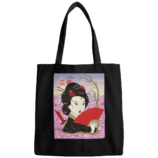 Geisha Samurai Japan Culture Japanese Kawaii Geisha Girl 23 Bags