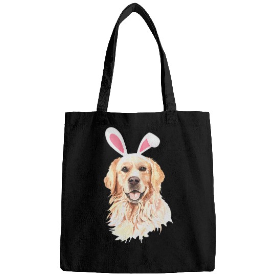 Golden Retriever Dog Bunny Easter Rabbit Dog Owner Mom Dad Bags
