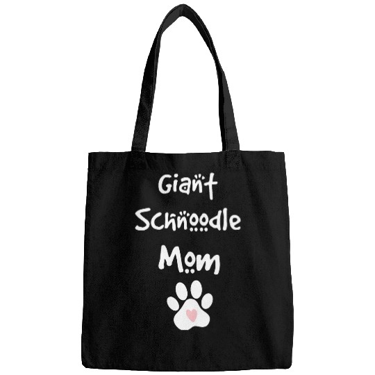 Giant Schnoodle Mom Giant Schnauzer Poodle Mix Breed Bags