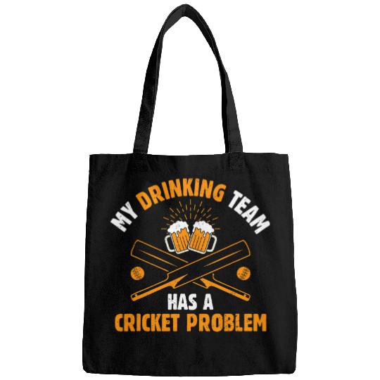 Beer Drinker Alcohol Cricket Lover Cricketer Cricket Player Bags