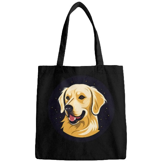 Golden Retriever Dog Minimal Love Dogs 8 Bags
