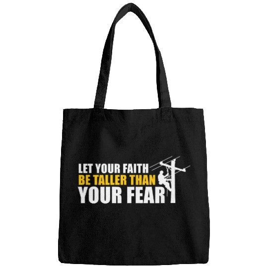 Funny Lineman Electrician Christian Bible Verse Utility Pole 21 Bags