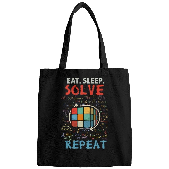 Eat Sleep Solve Repeat Math Speed Cubing Genie Cube 26 Bags