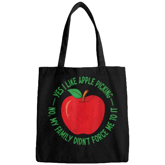 Fruit Picker Harvest Season Matching Family Apple Picking Bags