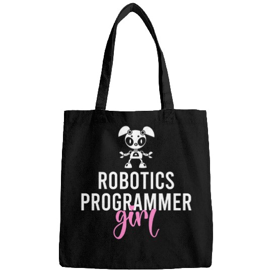 Robotics Programmer Girl Machine Learning Computing Lover Bags