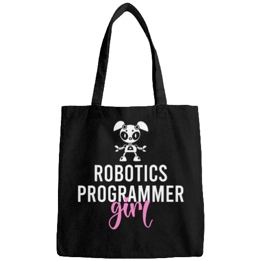 Robotics Programmer Girl Machine Learning Computing Lover Bags