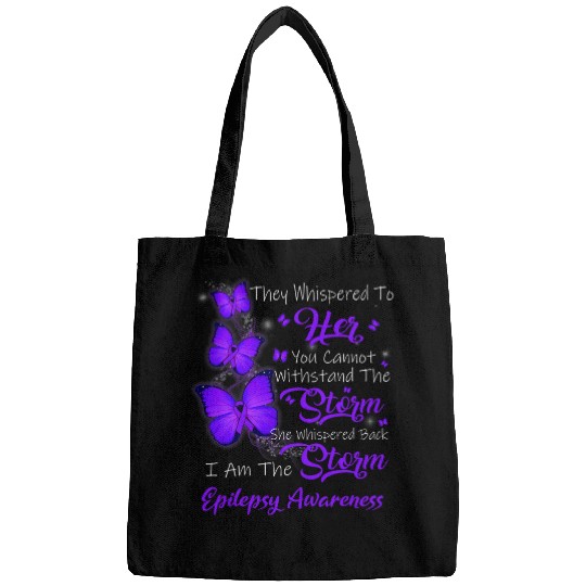 I Am The Storm Epilepsy Awareness Bags