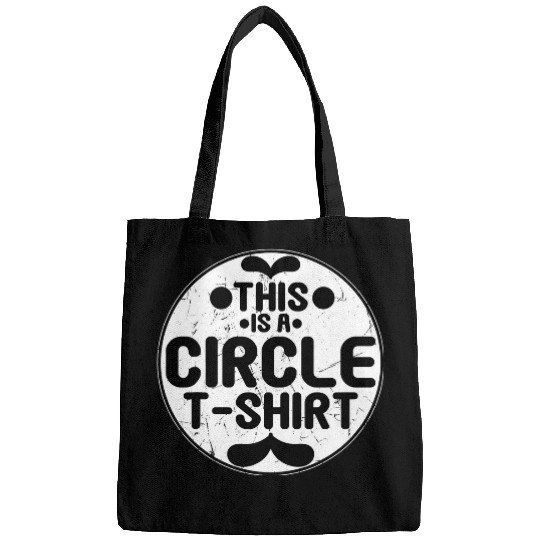 Funny Circle Artwork Simplicity Maths Geometry Lovers Bags