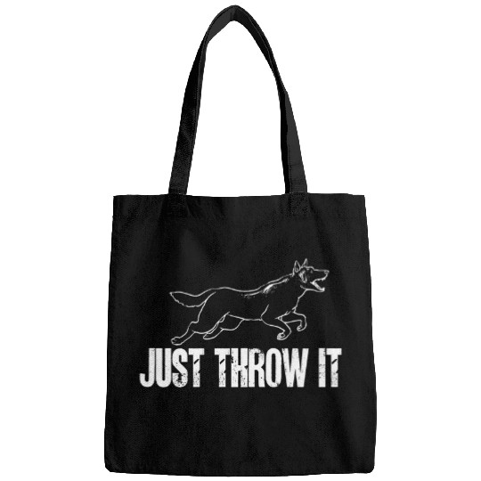 Belgian Malinois Just Throw It Belgian Shepherd Malinois 2 Bags
