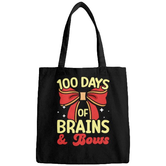 100 Days Of Brains And Bows Student 100 Days Of School Bags
