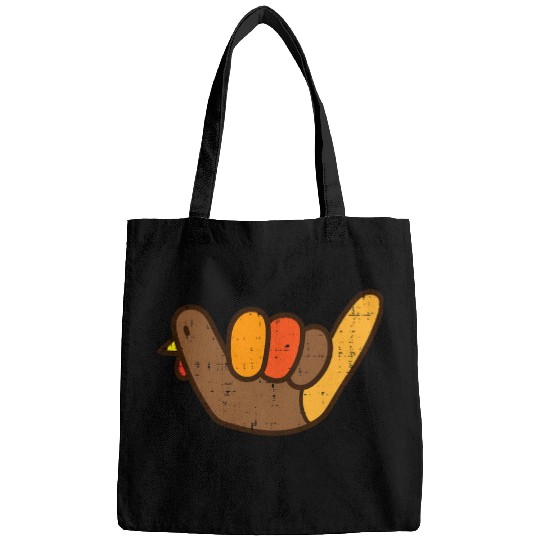 sign turkey hand hang loose thanksgiving surf hawaii Bags