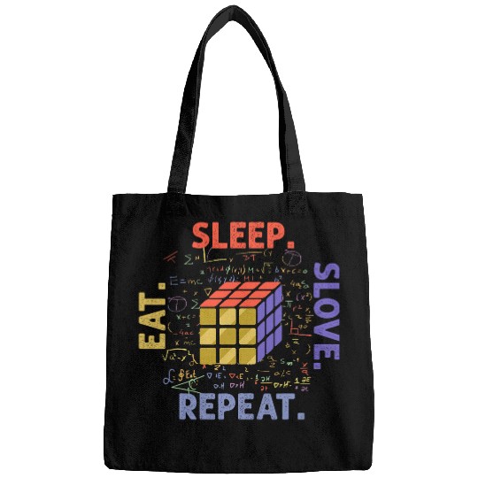 Eat Sleep Solve Repeat Math Speed Cubing Genie Cube 215 Bags