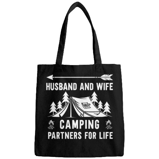 Husband And Wife Camping Partners For Life Sweet Camping Bags