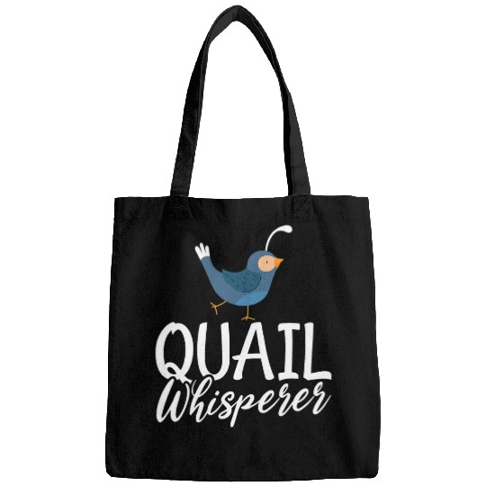 Quail Whisperer Love Quails Birds Lover Quail Hunting Hunter Bags