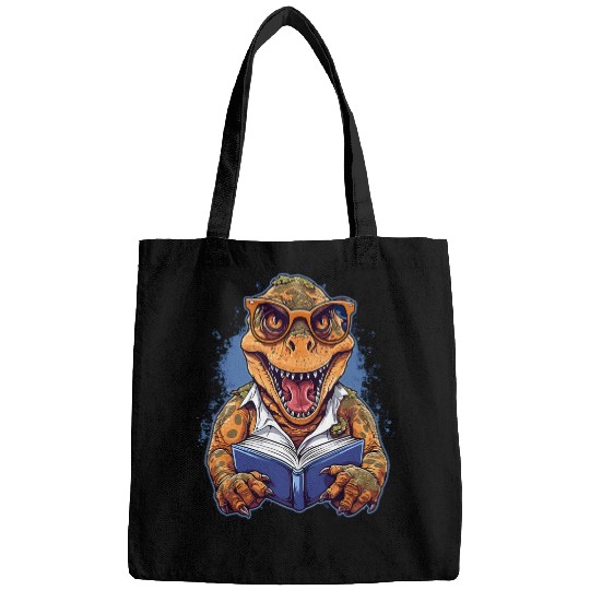 Book Lover Cute TRexs Reading Teacher Librarian Women Kids Bags