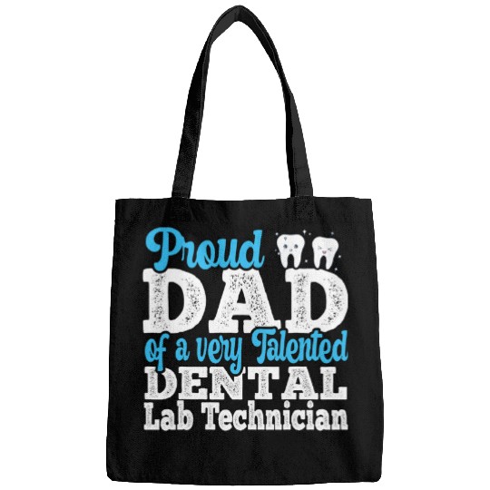 Mens Proud Dad Of Orthodontic Laboratory Dental Lab Technician Bags