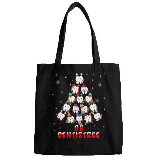 Merry Christmas Dental Assistant xmass Oh Dentistree Bags