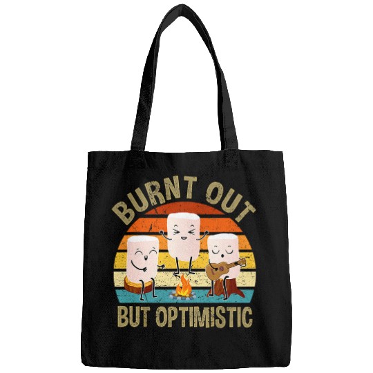 Burnt Out But Optimistic Cute Marshmallow For Camping 4 Bags