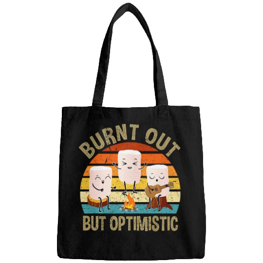 Burnt Out But Optimistic Cute Marshmallow For Camping 4 Bags