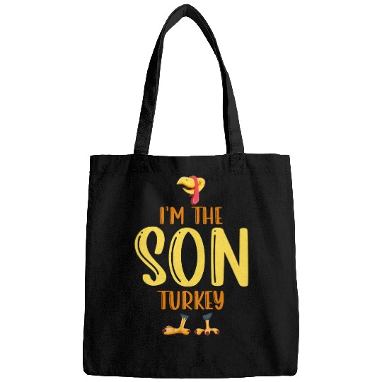 Lacrosse Gift Im the Son Turkey Thanksgiving Matching Family Pajamas Bags