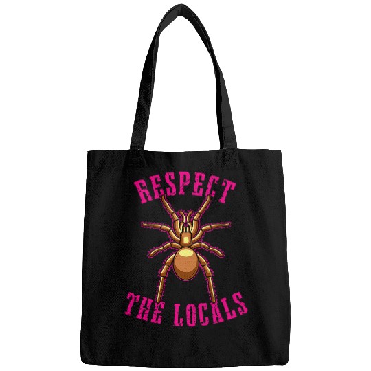 Respect the Locals with a Dangerous Tarantula Design Bags