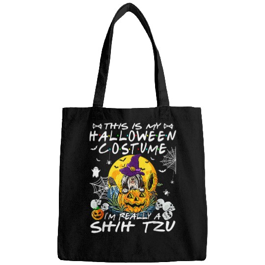 Im Really A Shih Tzu Dog Lover Halloween Costume Bags