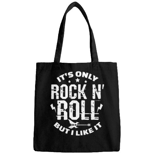 Its Only Rock Roll But I Like It Guitar Band Musician Bags