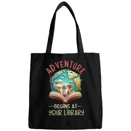 Adventure Begins At Your Library Summer Reading 2024 Earth Bags