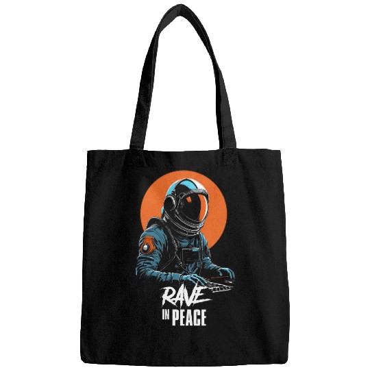 Cosmonaut Sigma Phonk EDM astronaut DJ Rave in peace Bags