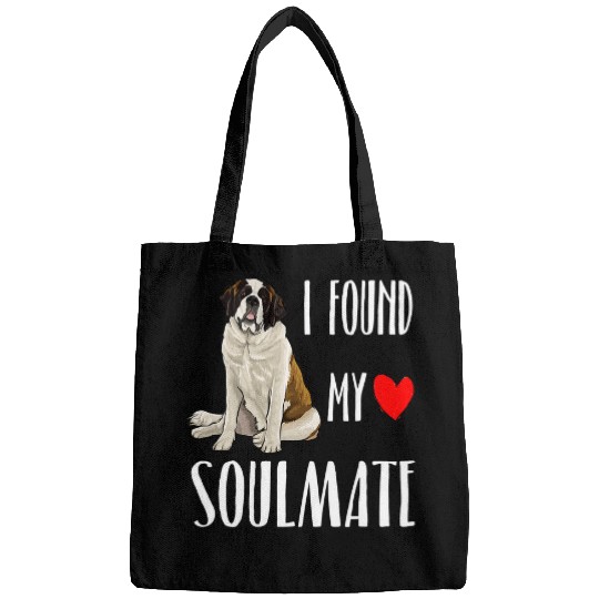 I Found My Soulmate St. Bernard Dog Lover bests Friend Gift Bags