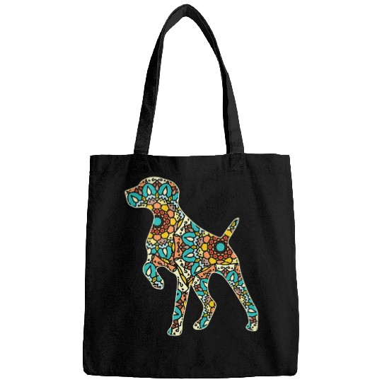 German Shorthair Pointer GSP MOM DAD Retro 2 Bags