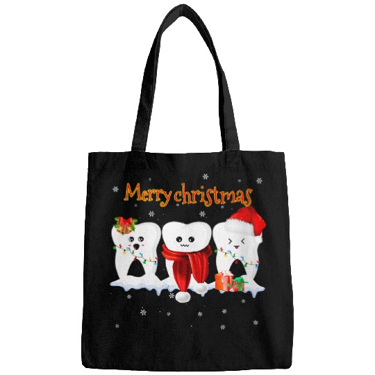 Merry Christmas Dental Assistant Dental Squad Oh Dentistree Bags