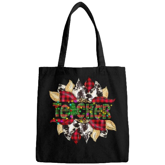 Love Teacher Math Christmas Teacher Life Matching Pajama Bags