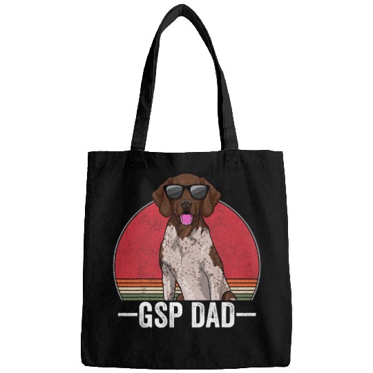 German Shorthair Pointer Dad Apparel GSP Dog Lovers for Men 2 Bags