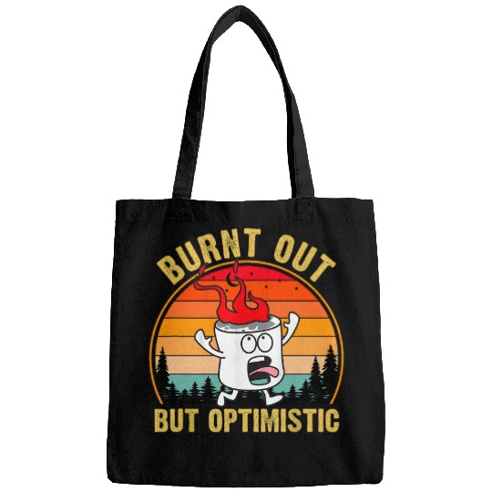 Burnt Out But Optimistic Cute Marshmallow For Camping 3 Bags