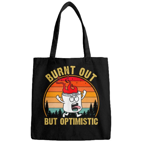 Burnt Out But Optimistic Cute Marshmallow For Camping 3 Bags