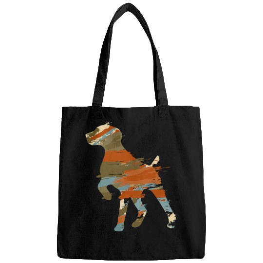 German Shorthair Pointer GSP MOM DAD Retro 4 Bags