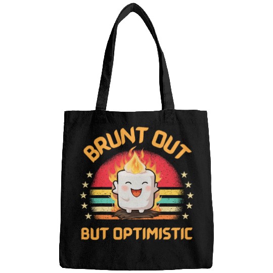 Burnt Out But Optimistic Cute Marshmallow For Camping 7 Bags